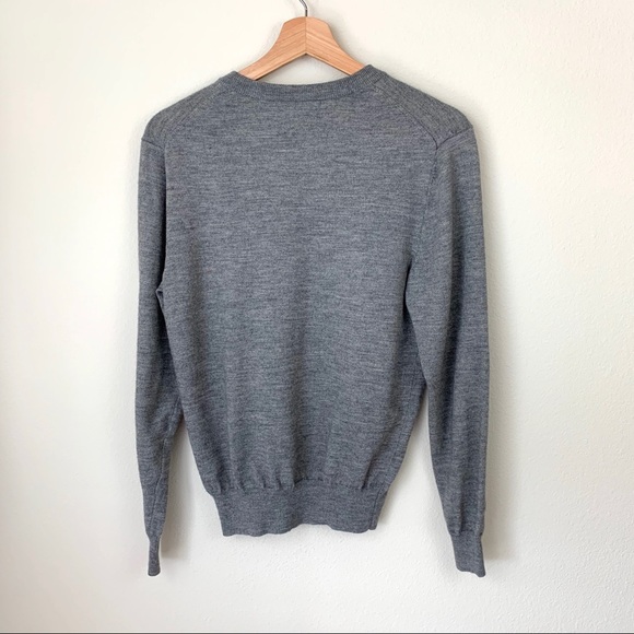 Vineyard Vines Gray Merino Wool V-Neck Sweater - Picture 5 of 8